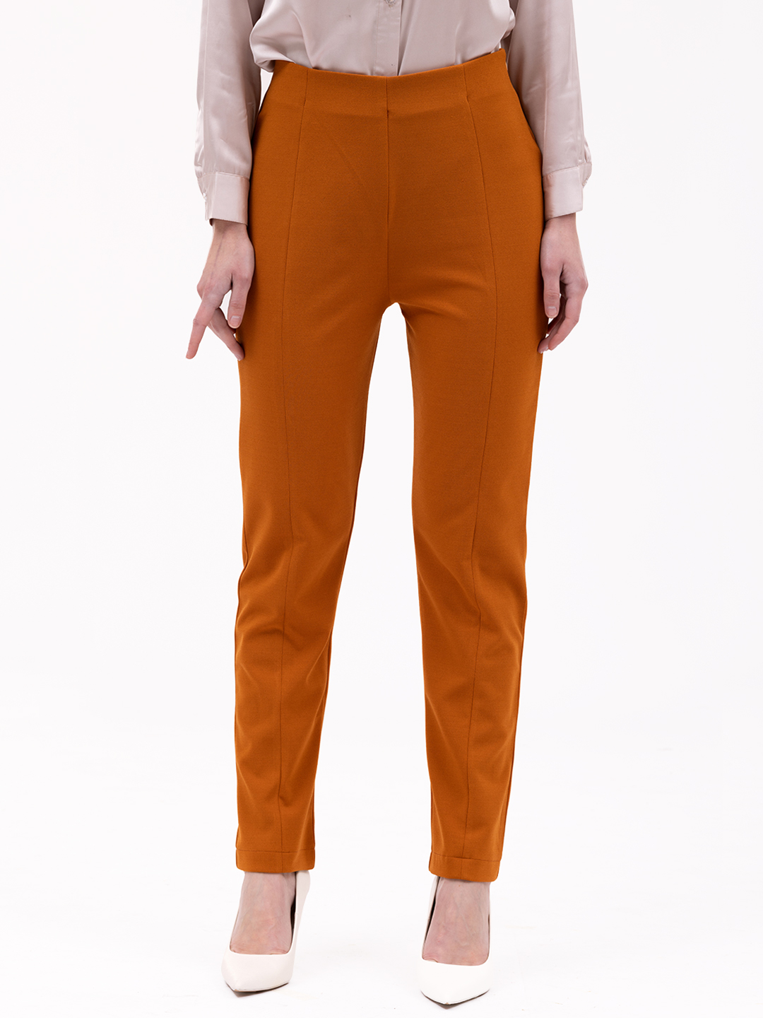 Formal Windsor Tan Trousers - Front